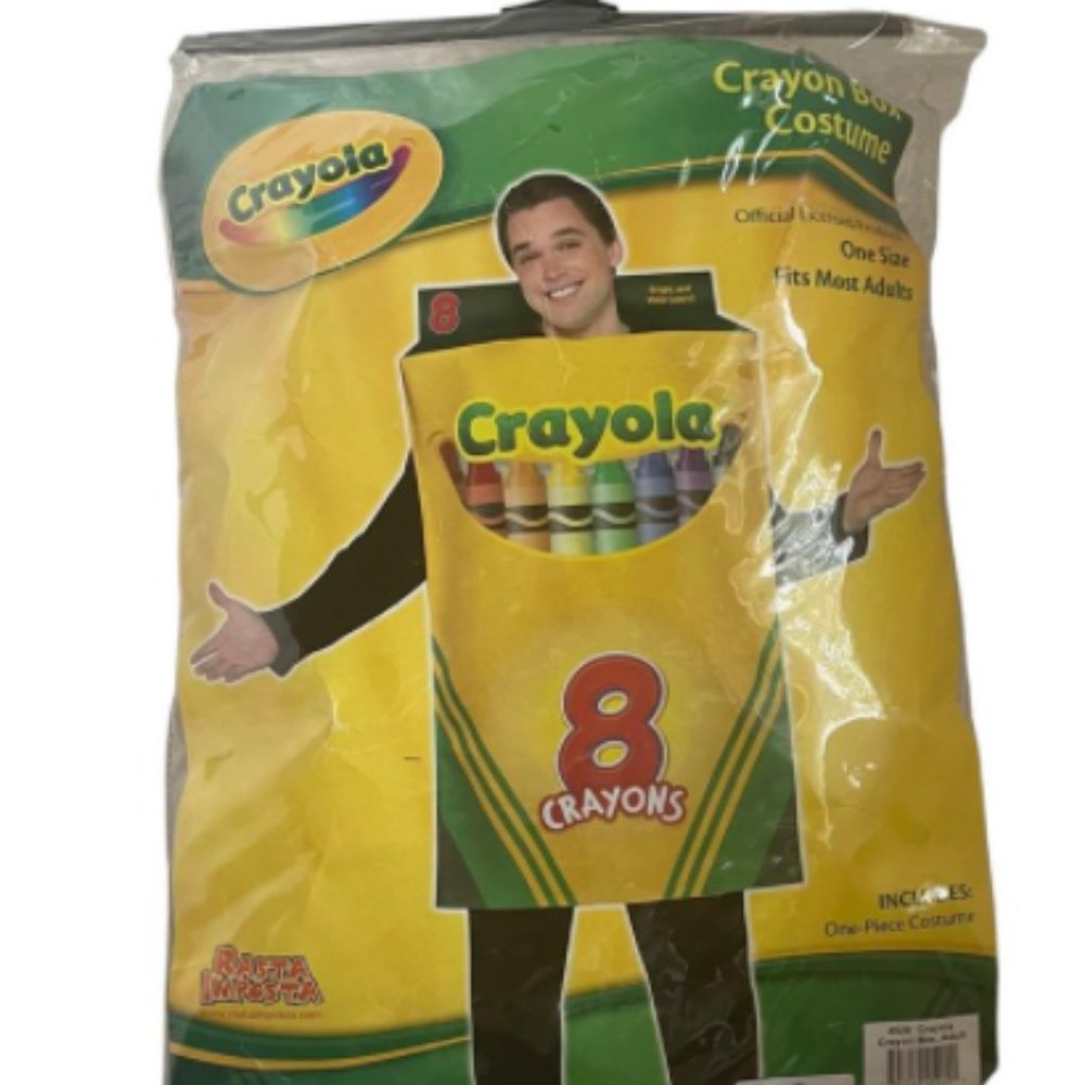 Crayola Crayon Adult Halloween Costume One Size